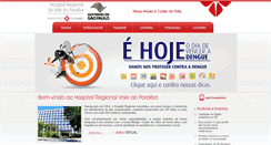 Desktop Screenshot of hospitalregional.org.br
