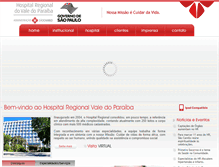Tablet Screenshot of hospitalregional.org.br
